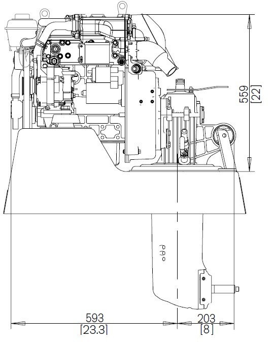 Moteur VOLVO PENTA D130